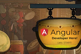 be your front end angular developer
