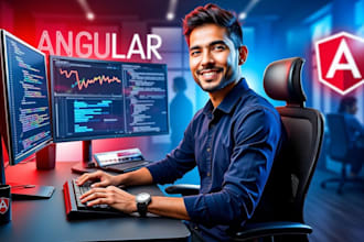 be your front end angular developer