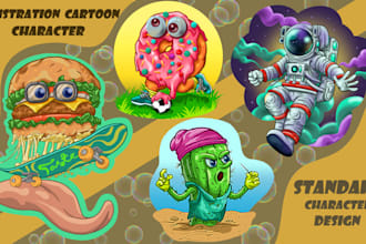 create cartoon character for your brand
