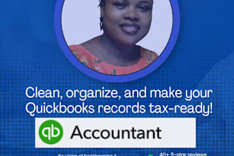 fix messy qbo accounts and bring your books up to date