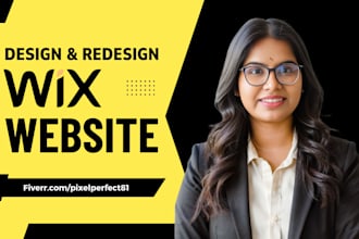 develop wix website design or wix redesign