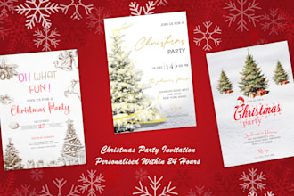 design christmas party invitation