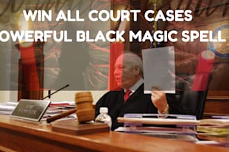 cast strongest win court case spell, extreme black magic spell, justice spell