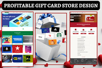 design gift card shopify gift box reality card store present gift box website