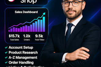tiktok shop virtual assistant tiktok seller center expert UK tiktok dropshipping