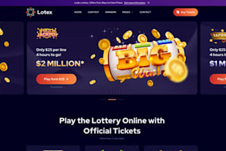 create responsive raffle website, competition site, giveaway site, raffle ticket