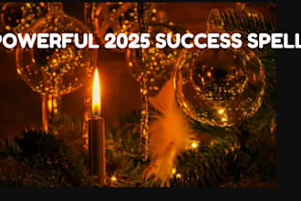powerful new year 2025 success spell, attract prosperity, custom spell same day