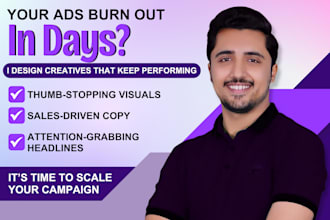 design direct response facebook ad creatives for ecommerce brands
