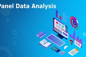 do regression, econometrics model panel data analysis by stata r python eviews