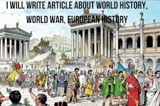 write your ancient rome, ancient greece, medieval history, roman culture