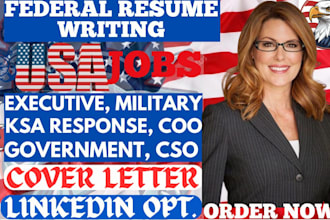 provide federal resume writing for usajobs, ecq, mtqs, ptqs, military, veterans