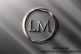 design a luxury 3d logo or redesign your company brandmark and lettermark