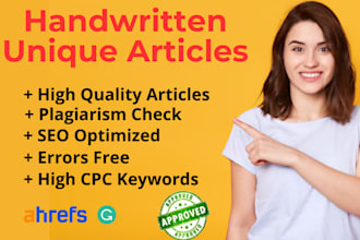 write 25 unique articles that guarantee adsense approval