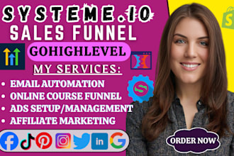 create systemeio gohighlevel clickfunnel sales funnel affiliate marketing