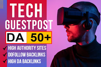 high authority tech guest post and niche edit backlink