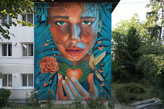 paint murals and street art for commercial projects