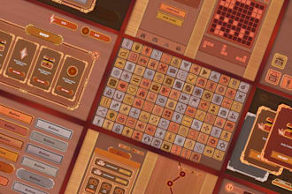 design game gui, hud for consoles, PC, and mobile