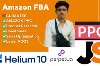 setup manage and optimize amazon fba PPC campaigns amazon ads
