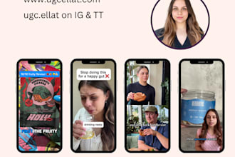 edit ugc videos for tiktok, youtube, insta reel and facebook