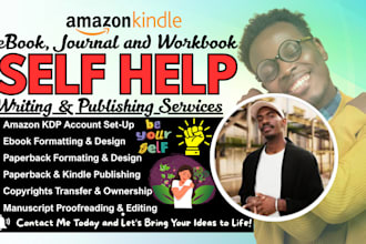 be kdp writer on self help mental health ebook do journal workbook diary design