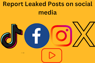 remove leaked photos videos on facebook insta youtube under dmca telegram