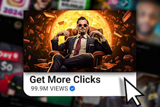 design a mind blowing youtube thumbnail for you