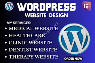 design medical or healthcare website for your business