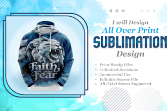 do all over print sublimation tshirt, hoodie, sports jersey design