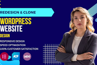 design, duplicate, clone, revamp your wordpress website using godaddy, bluehost