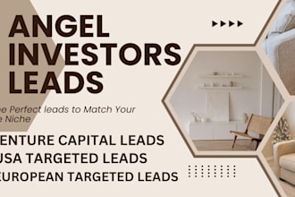 provide angel investors leads vacant house seed venture capital private investor