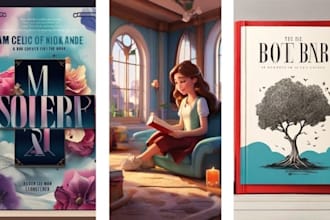 do children book and short story book illustration