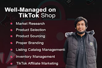 setup and optimize tik tok shop, manage ads, do tiktok marketing