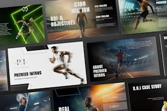design a modern investor presentation for your pitch