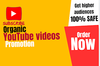 do organic youtube marketing and video promotion