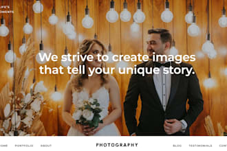 photography website wedding, stock, real estate photography lead generation