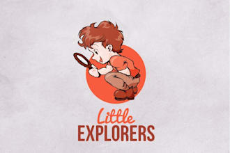 design a professional childcare, school, or education logo