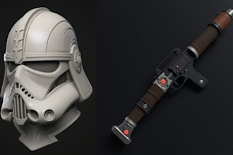 3d weapon, 3d gun model, sword, 3d mask, roblox model, 3ds max, aaa hard surface