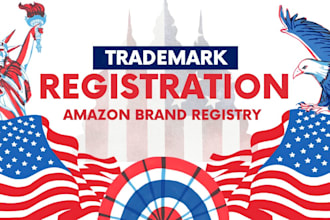 professionally register US trademark and amazon brand registry