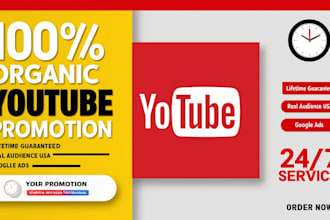 professional youtube promotion to boost views, subscribers