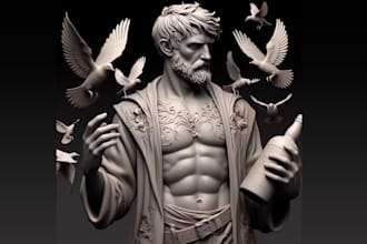 sculpt characters and miniatures in zbrush for 3d printing