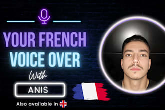 record the best price performance french voice over