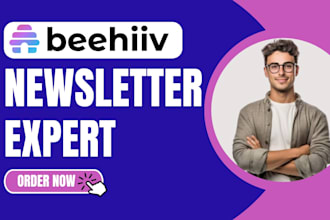 design beehive newsletter signup email template beehiiv email lead landing pages