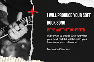 produce your soft rock song