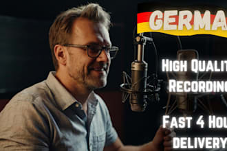 provide a professional ai german voiceover