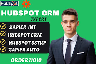 setup hubspot crm, custom integrations and sales automation