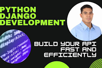 develop your python django api