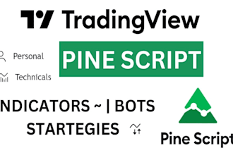 make tradingview indicator and pinescript trading bot