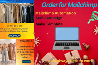 do editable mailchimp template design, email marketing and newsletter campaign