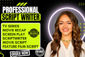 movie script writing scriptwriter screen writing TV series screenplay