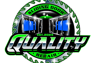 design modern door repair logo for your business